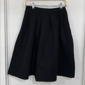 Forever 21 Black Midi Skirt- SZ M